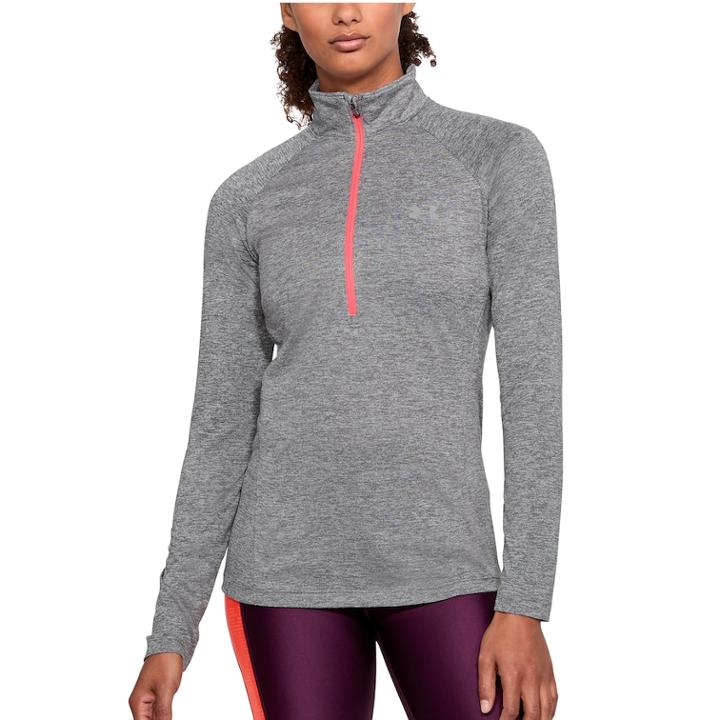 Women's Under Armour Tech Twist 1/2-zip Top, Size: Small, Silver