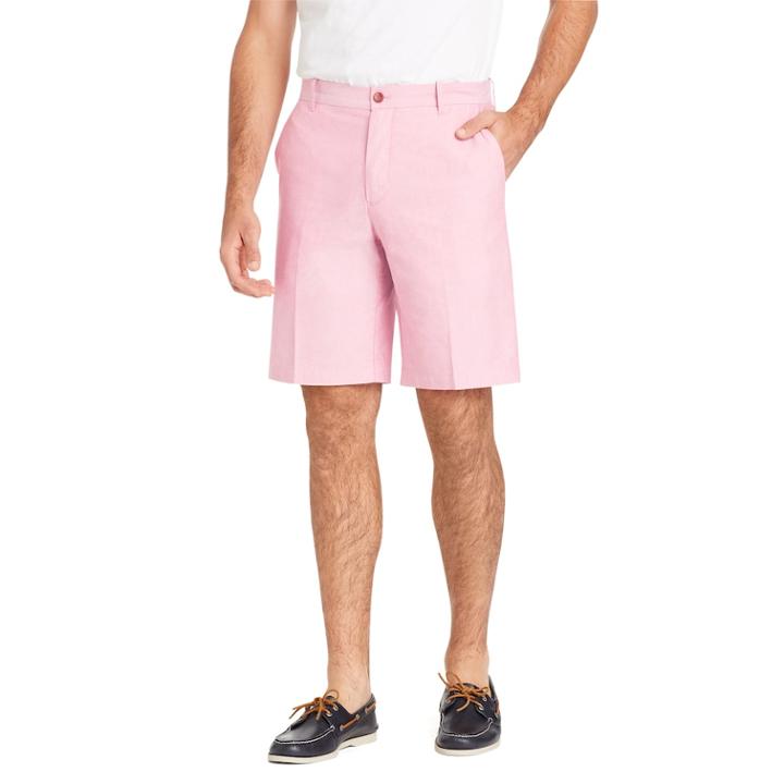Men's Izod Newport Classic-fit Oxford Stretch Shorts, Size: 31, Med Pink