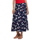Women's Chaps Sailboat Wrap Maxi Skirt, Size: Xl, Pink Ovrfl