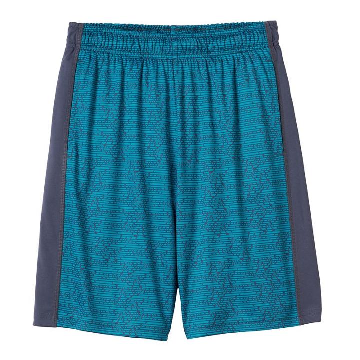 Boys 8-20 Tek Gear&reg; Sky Striped Performance Athletic Shorts, Boy's, Size: L(14/16), Brt Green