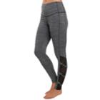 Women's Jockey Sport Crossover High-waisted Ankle Leggings, Size: Large, Grey (charcoal)