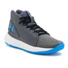 Under Armour Torch Mid Grade School Boys' Basketball Shoes, Size: 3.5, White