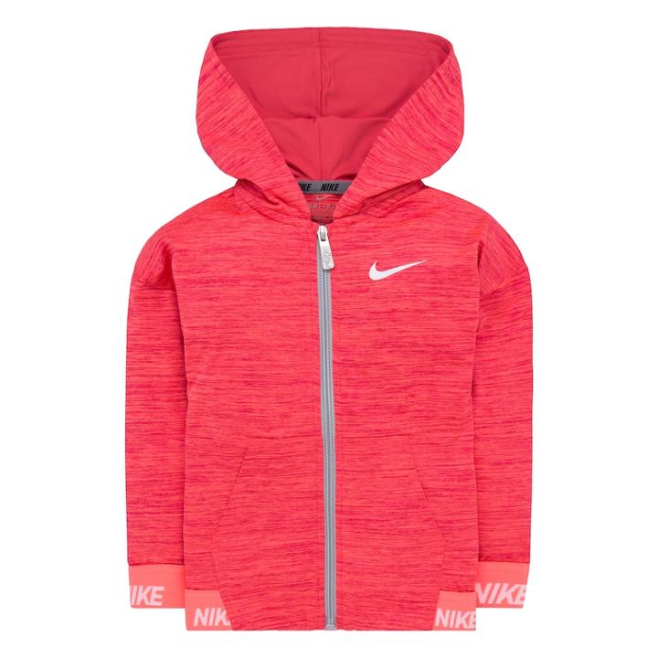 Girls 4-6x Nike Dri-fit Space-dyed Hoodie, Size: 5, Brt Pink