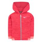 Girls 4-6x Nike Dri-fit Space-dyed Hoodie, Size: 5, Brt Pink