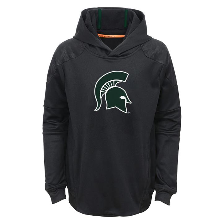 Boys 4-7 Michigan State Spartans Mach Pullover Hoodie, Size: M 5-6, Black