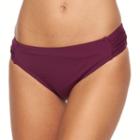 Women's Apt. 9&reg; Shirred-side Scoop Bottoms, Size: Medium, Dark Red