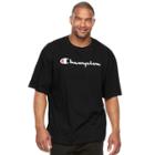 Big & Tall Champion Modern-fit Logo Tee, Men's, Size: 3xl Tall, Black