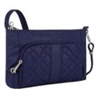 Travelon Anti-theft Signature East West Slim Bag, Adult Unisex, Blue