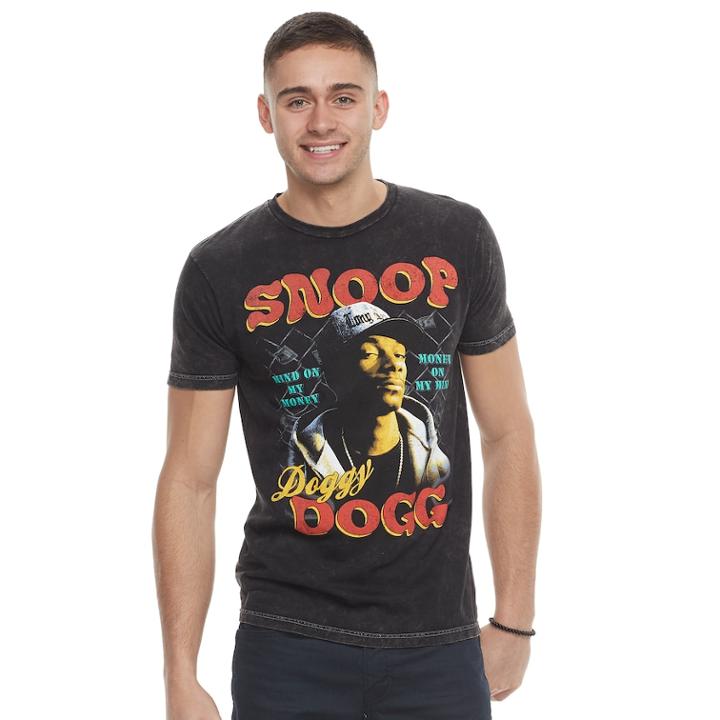 Men's Snoop Doggy Dog Tee, Size: Medium, Grey (charcoal)