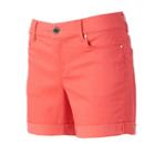 Women's Juicy Couture Flaunt It Cuffed Shorts, Size: 16, Brt Red