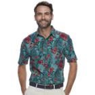Men's Croft & Barrow&reg; Classic-fit Stretch Crosshatch Button-down Shirt, Size: Xl, Med Green
