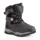 Pacific Mountain Tundra Jr. Boys' Winter Boots, Kids Unisex, Size: 2, Black