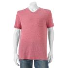 Big & Tall Urban Pipeline&reg; Solid V-neck Tee, Men's, Size: L Tall, Red