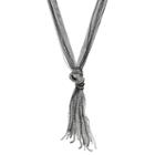 Two Tone Knotted Multi Strand Necklace, Women's, Oxford