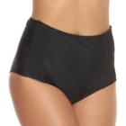 Mix And Match Strappy High-waisted Bikini Bottoms, Size: Small, Black