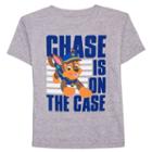 Boys 4-7 Paw Patrol Chase Is On The Case Graphic Tee, Size: 5/6, Grey Other