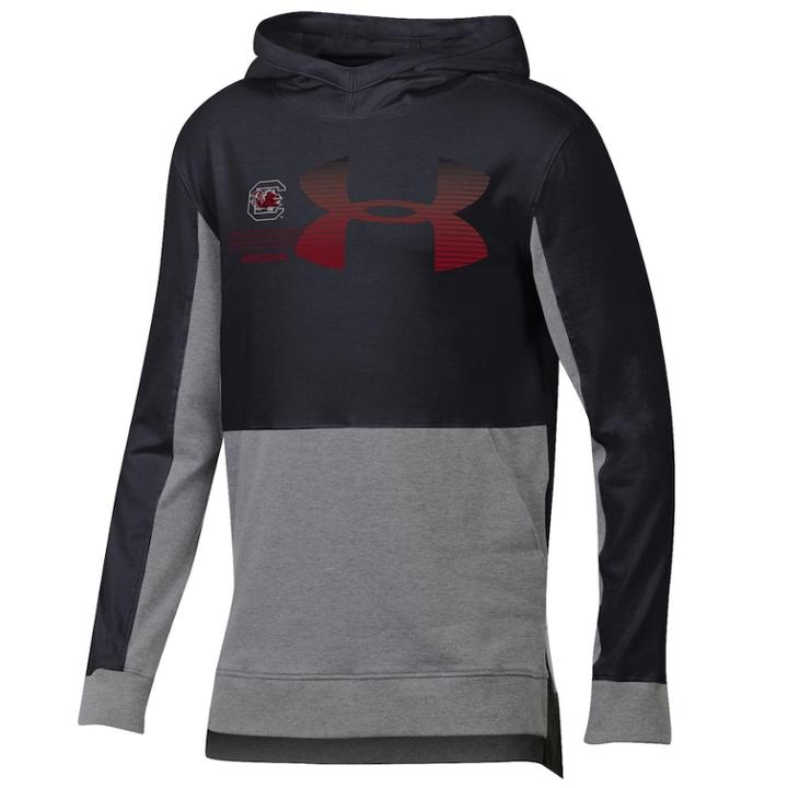 Boys 8-20 Under Armour South Carolina Gamecocks Charged Cotton Hoodie, Size: Xl 18-20, Black