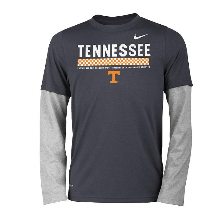 Boys 8-20 Nike Tennessee Volunteers Legend Tee Set, Size: M 10-12, Grey