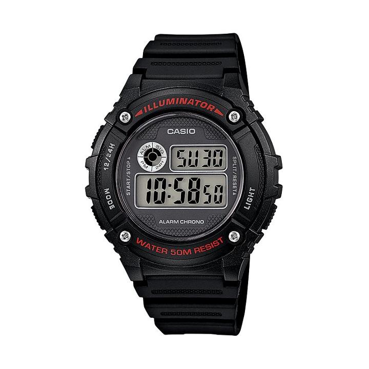Casio Men's Illuminator Digital Solar Watch, Black