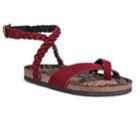 Muk Luks Estelle Women's Sling-back Sandals, Size: 9, Red