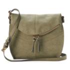Sonoma Goods For Life&trade; Shelia Flap Crossbody Bag, Women's, Dark Green