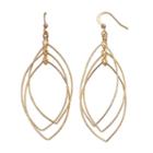 Apt. 9&reg; Nickel Free Triple Marquise Drop Earrings, Women's, Multicolor
