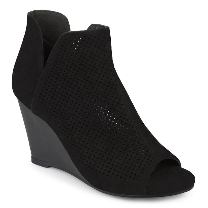 Journee Collection Andies Women's Wedges, Size: Medium (6), Black