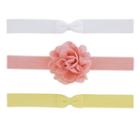 Baby Girl Carter's 3-pk. Rosette & Bow Head Wraps, Size: 0-6 Months, Pink