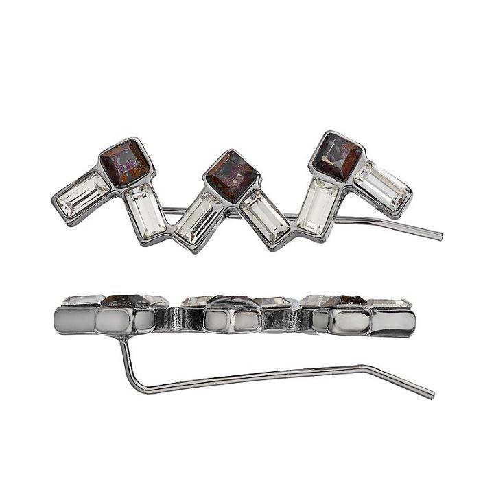 Simply Vera Vera Wang Baguette Climber Earrings, Women's, Multicolor