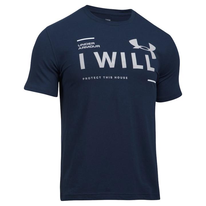 Men's Under Armour I Will Tee, Size: Large, Blue (navy)