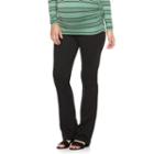 Maternity A:glow Full Belly Panel Bootcut Dress Pants, Women's, Size: S Tl-mat, Black