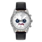 Men's Game Time Atlanta Braves Letterman Watch, Black