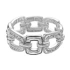 Napier Rectangle Stretch Bracelet, Women's, Silver