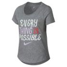 Girls 7-16 Nike Everything Is Possible Graphic Tee, Size: Large, Grey Other