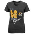 Girls 7-16 Missouri Tigers In Love Tee, Girl's, Size: L(14), Black