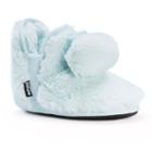 Muk Luks Women's Amira Pom Pom Bootie Slippers, Size: Large, Green Oth