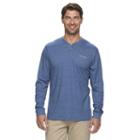 Big & Tall Columbia Sportswear Logo Omni-wick Performance Henley, Men's, Size: Xl Tall, Light Blue