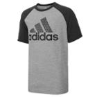 Boys 8-20 Adidas Big Logo Raglan Tee, Boy's, Size: Medium, Black