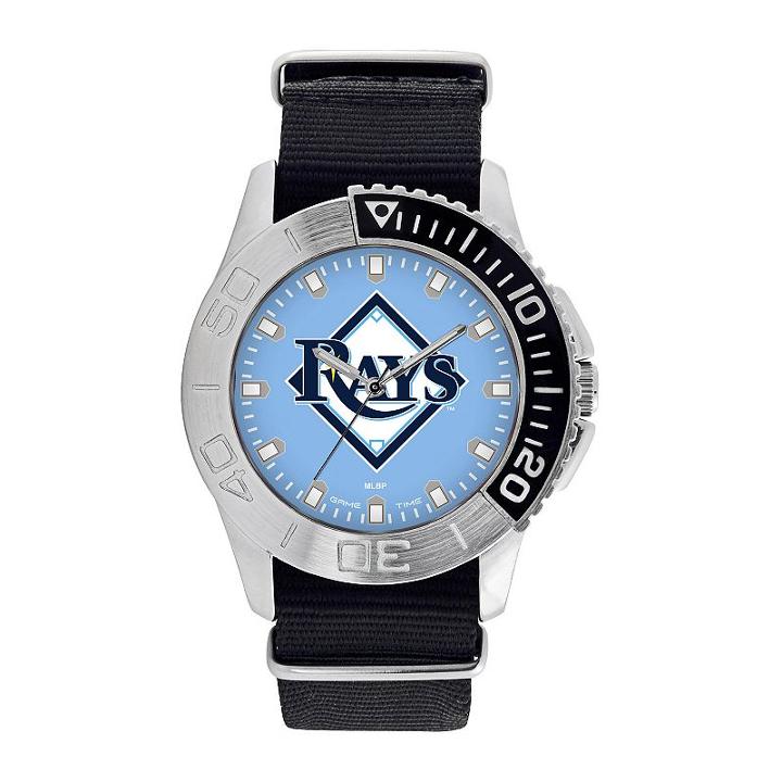Men's Game Time Tampa Bay Rays Starter Watch, Black