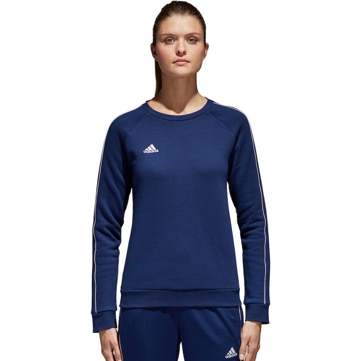 Women's Adidas Core 18 Fleece Sweatshirt, Size: Xl, Blue