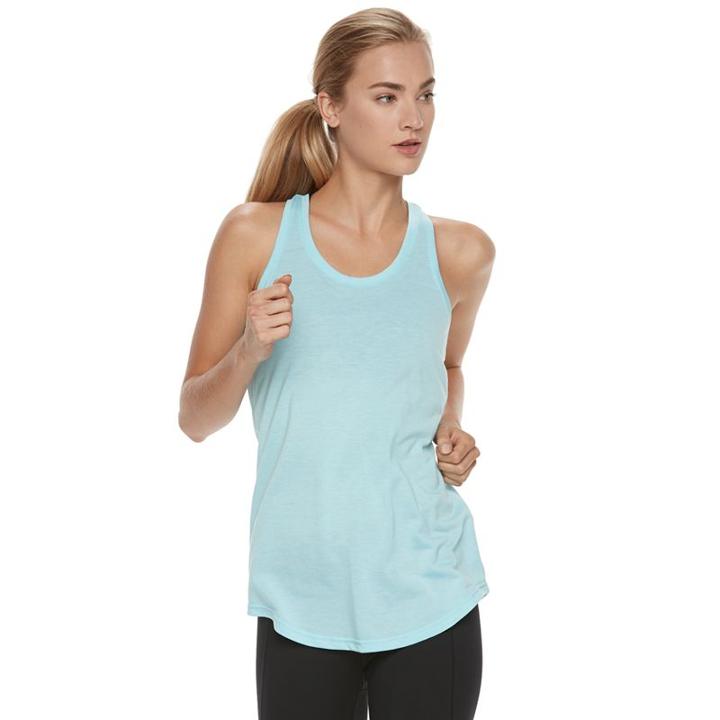 Women's Tek Gear&reg; Jersey Racerback Tank, Size: Medium, Light Blue