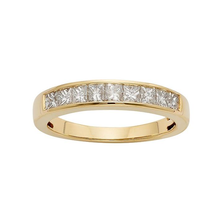 Igl Certified Diamond Wedding Ring In 14k Gold (3/4 Carat T.w.), Women's, Size: 5, White
