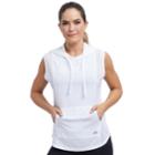 Women's Marika Breeze Sleeveless Hoodie, Size: Xl, White