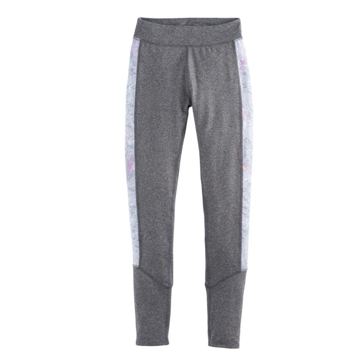 Girls 7-16 & Plus Size So&reg; High-rise Pieced Performance Leggings, Size: 20 1/2, Grey