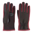 Women's Isotoner Stretch Ottoman Fleece Smartouch Smartdri Tech Gloves, Size: L-xl, Red Other
