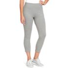 Women's Gloria Vanderbilt Crop Leggings, Size: Small, Light Grey