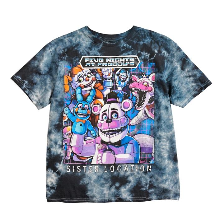 Boys 8-20 Five Nights At Freddy's Tie-dyed Tee, Size: Xl, White