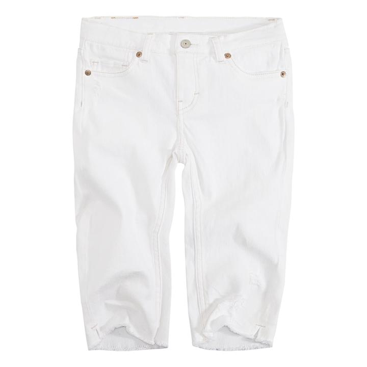 Girls 7-16 Levi's Ocean View Skimmer Shorts, Size: 8, White