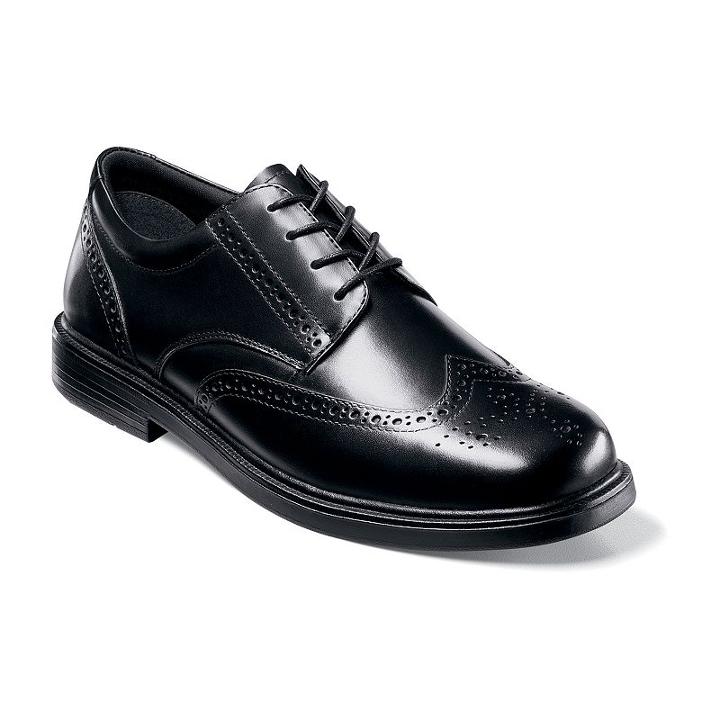 Nunn Bush Eagan Men's Oxford Shoes, Size: 14 Med, Black