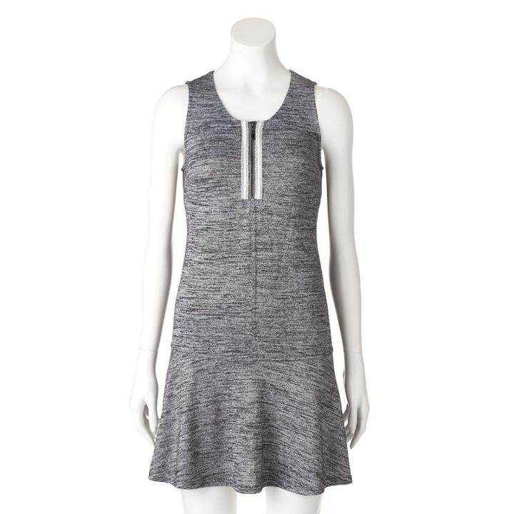 Women's Juicy Couture Marled Drop Waist Dress, Size: Small, Med Grey